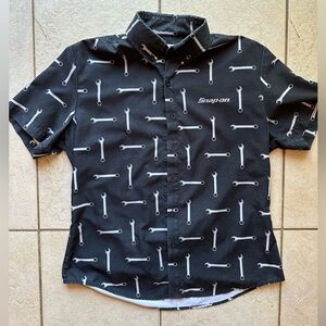 Snap On Tools Wrench Button Down Shirt Medium